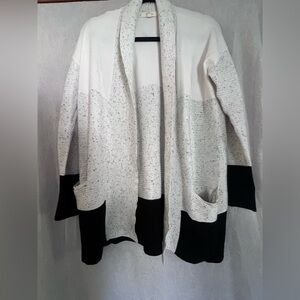 Colorblock cardigan​